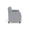 Lesro Siena Lounge Reception 2 Seat Tandem Seating No Center Arm, Walnut, RS Fog Upholstery SN2101 - alternate 3